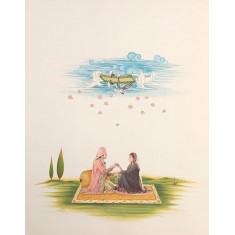 Mufakhar Subhani, 22 x 17 Inch, Gouache and Archival Digital Print on Vasli, AC-MFS-001 Mufakhar Subhani, 22 x 17 Inch, Gouache and Archival Digital Print on Vasli, AC-MFS-001